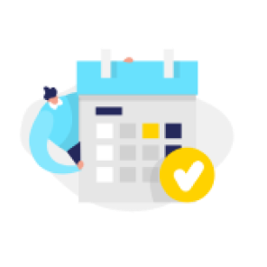 予約日時を確定