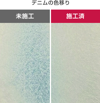 デニムの色移り