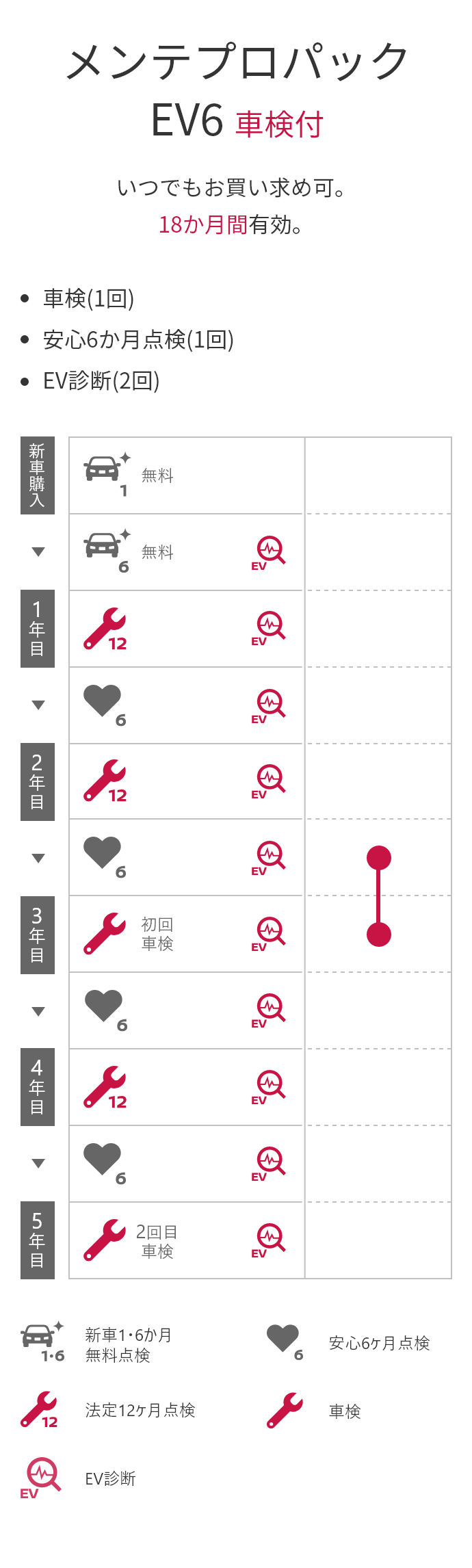 メンテプロパックEV6